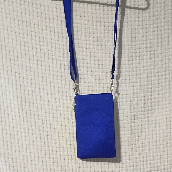 Tupperware Blue Floral Mini Crossbody Bag - Picture 2 of 5